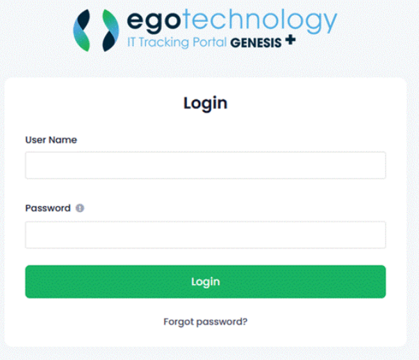 Login Screen